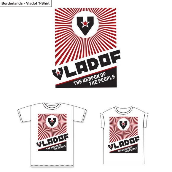Borderlands Vladof T-Shirt – Women’s Medium - Picture 5 of 9